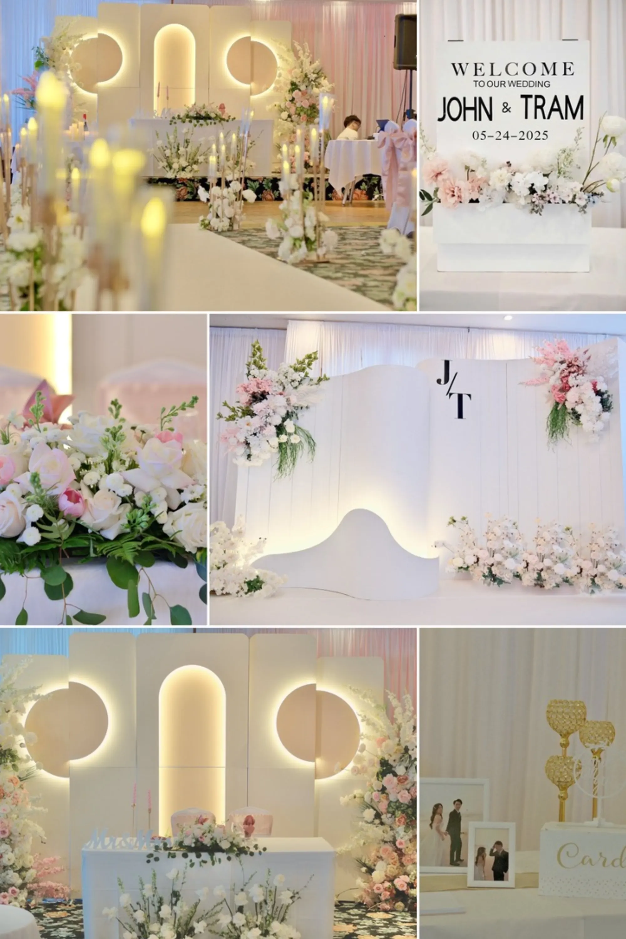 Wedding ceremony arch San Jose